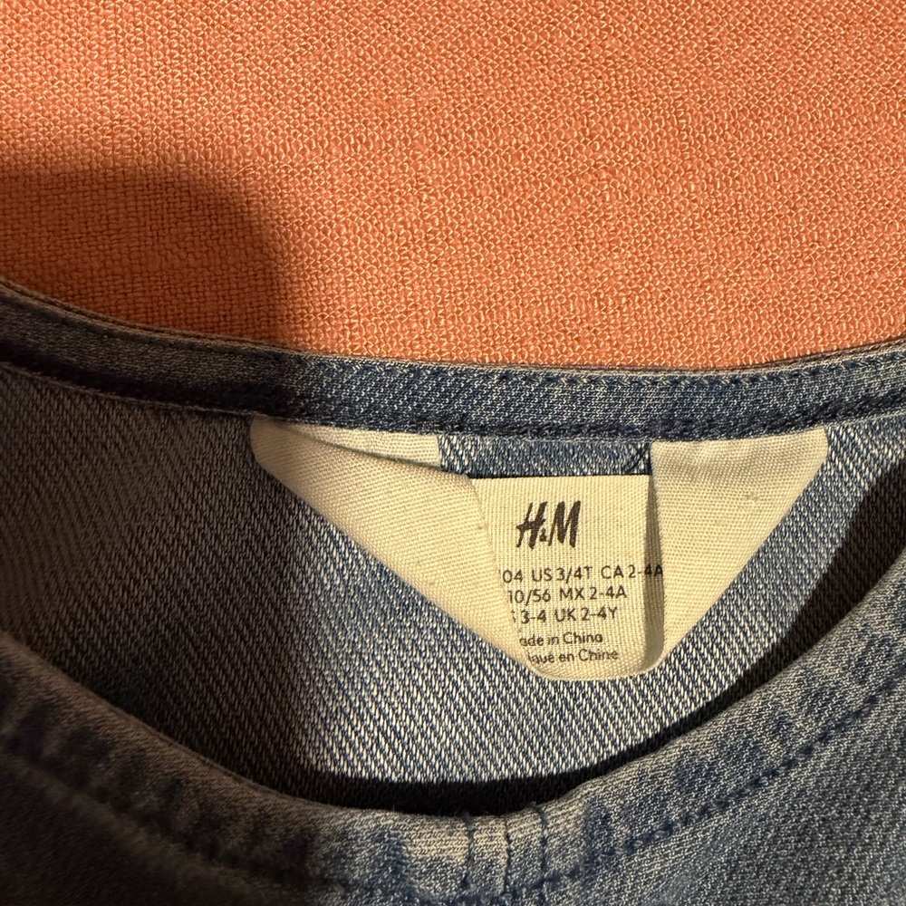 H&M DENIM-LOOK DRESS - Picture 4 of 5